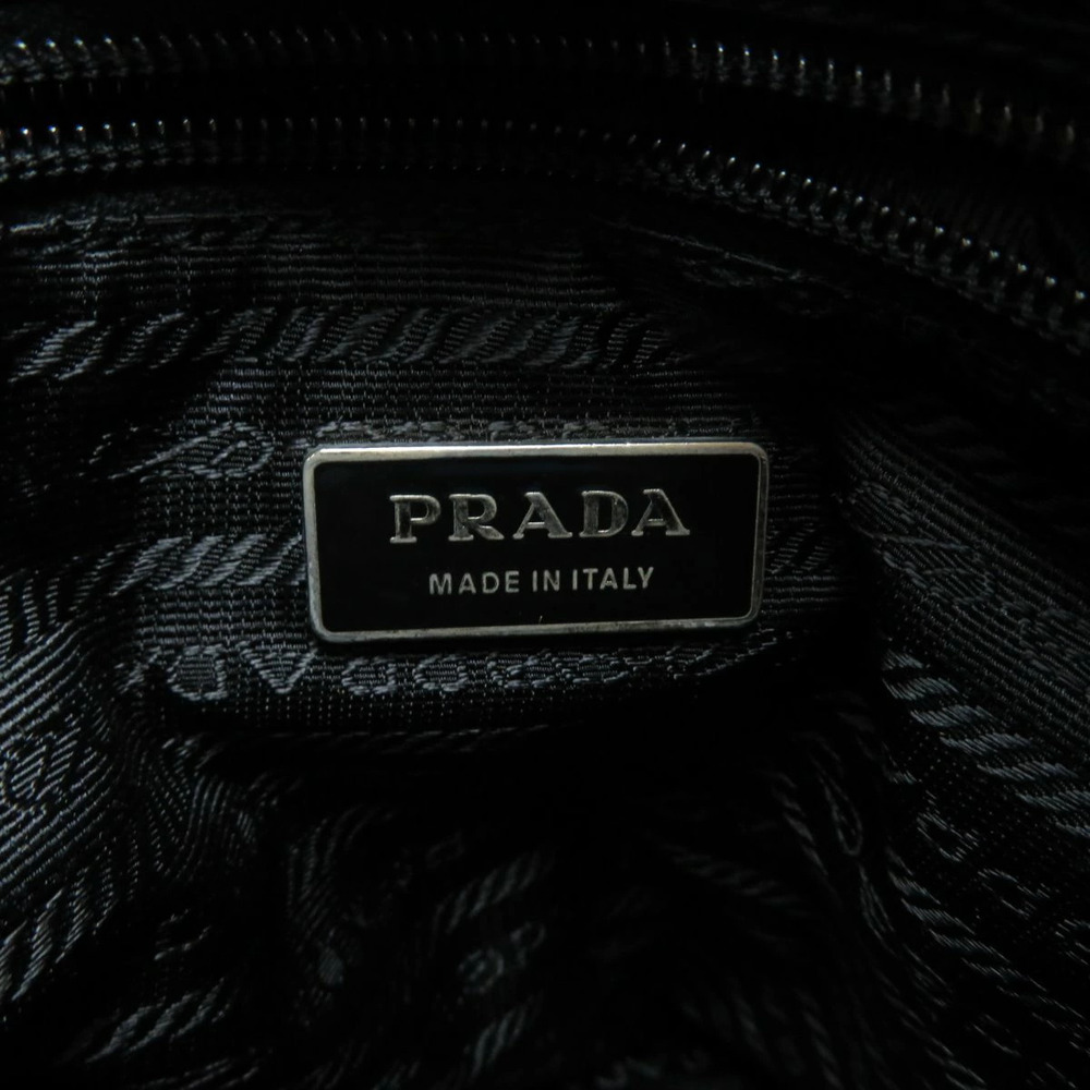 Prada logo plate Black Shoulder Crossbody bag - Picture 6 of 11